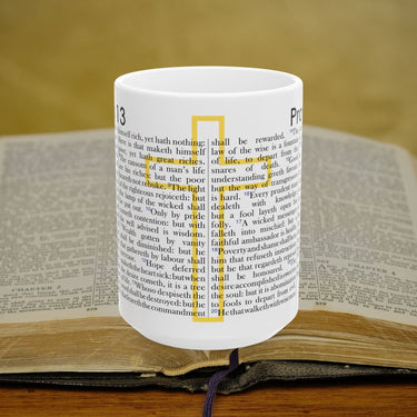 Proverbs 13 Full Text - 15oz Coffee Mug